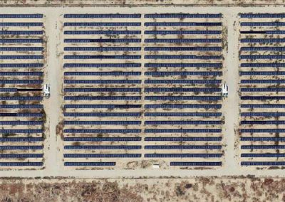 Centrale photovoltaïque au Désert de Mojave